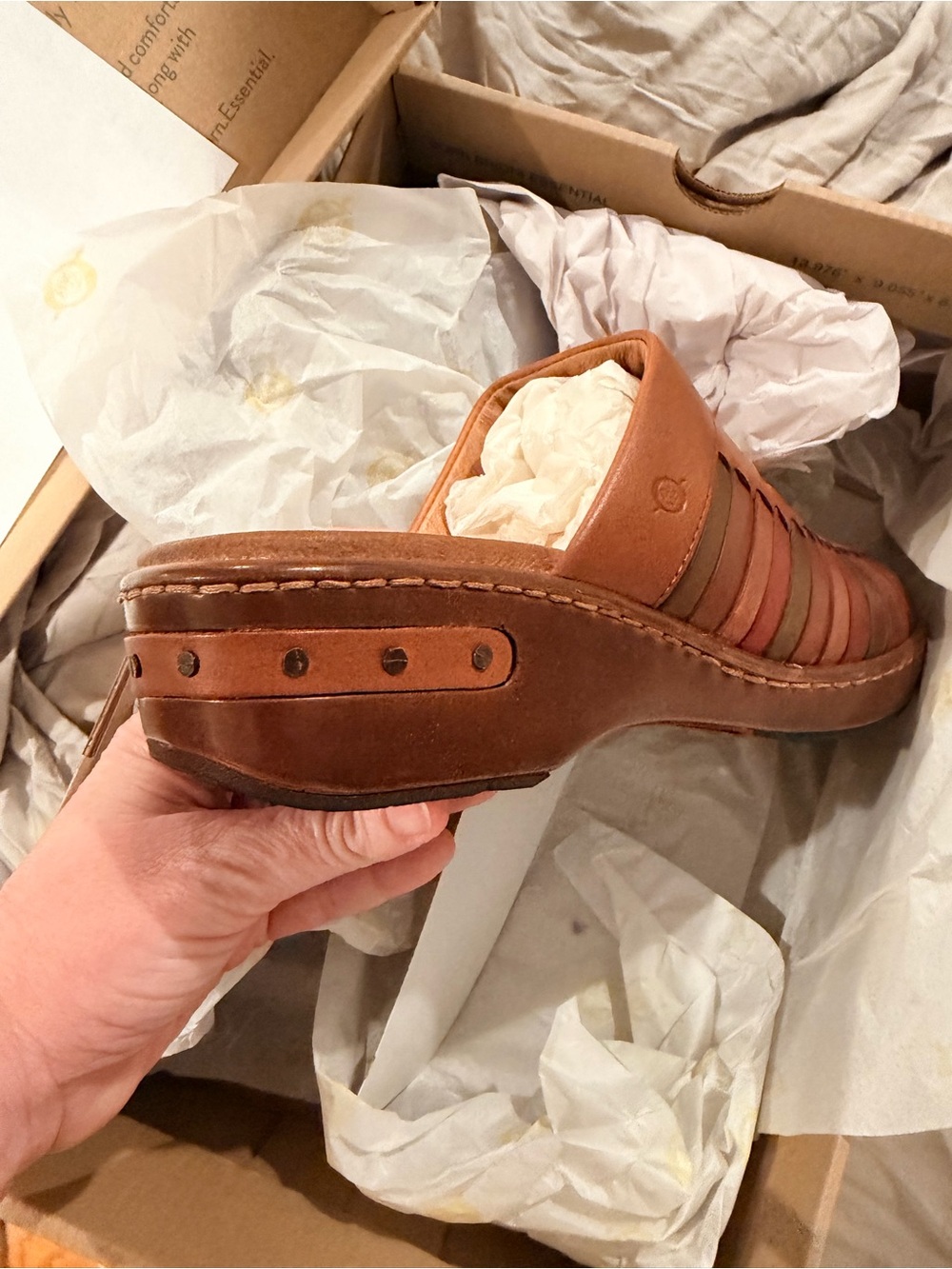 NWT Born Multi color Yucatán clog womens sz 9 - Picture 3 of 5